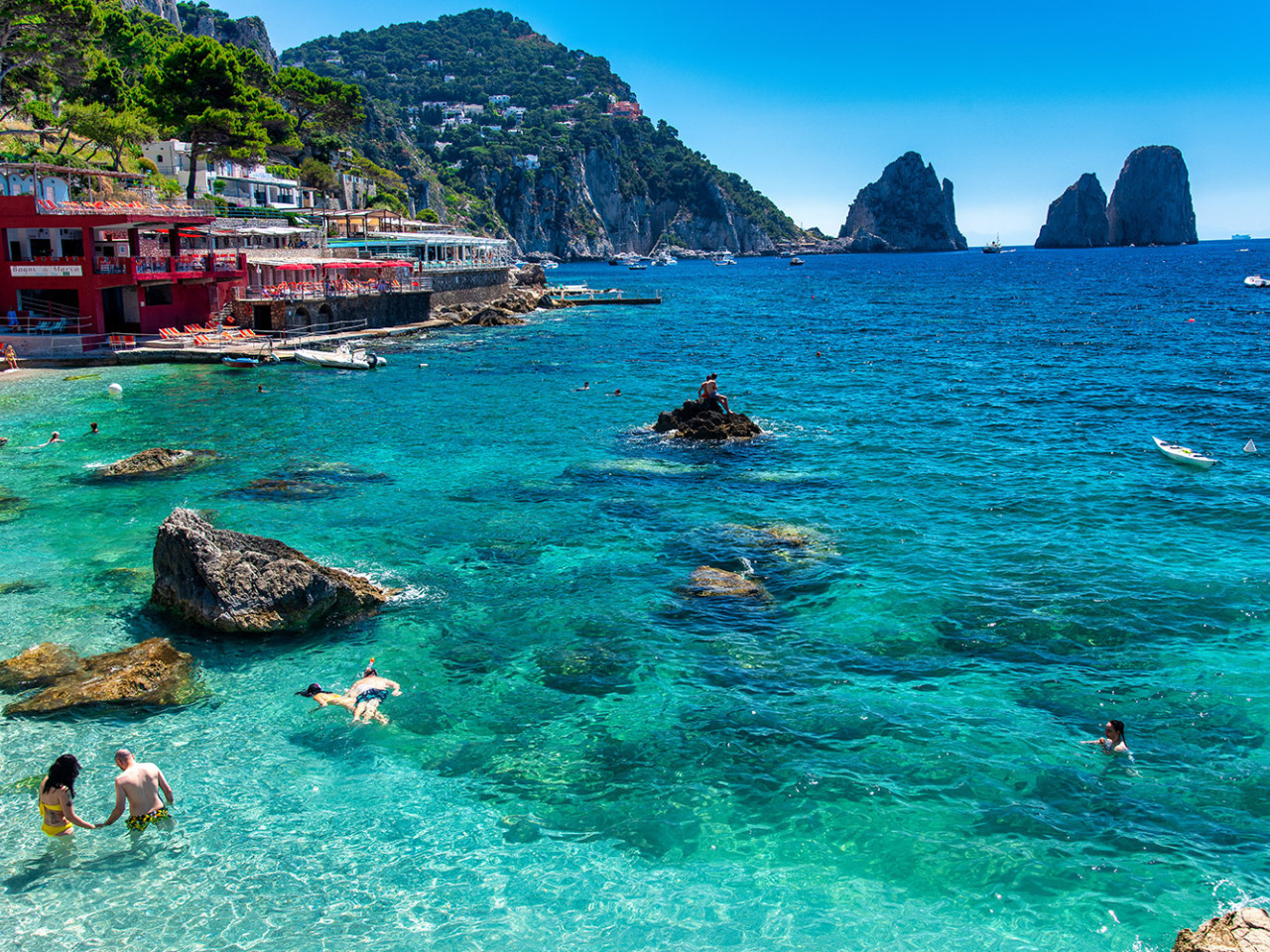 Itinerario full day da Positano a Capri in barca