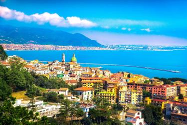 Amalfi Coast -vietri-sul-mare-town-in-amalfi-coast-panoramic