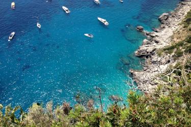 Capri-the-view-from-a-cliff-on-capri-in-italy