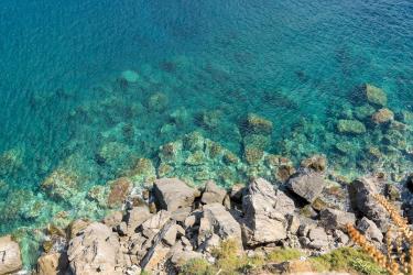 Eolie - Aeolian - top-view-of-the-rocky-coast-of-lipari-island