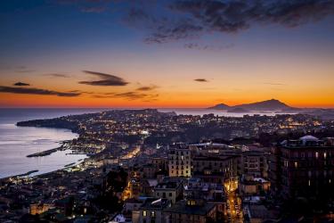 Ischia - Procida - sunset-on-naples-italy-a-view-of-the-naples